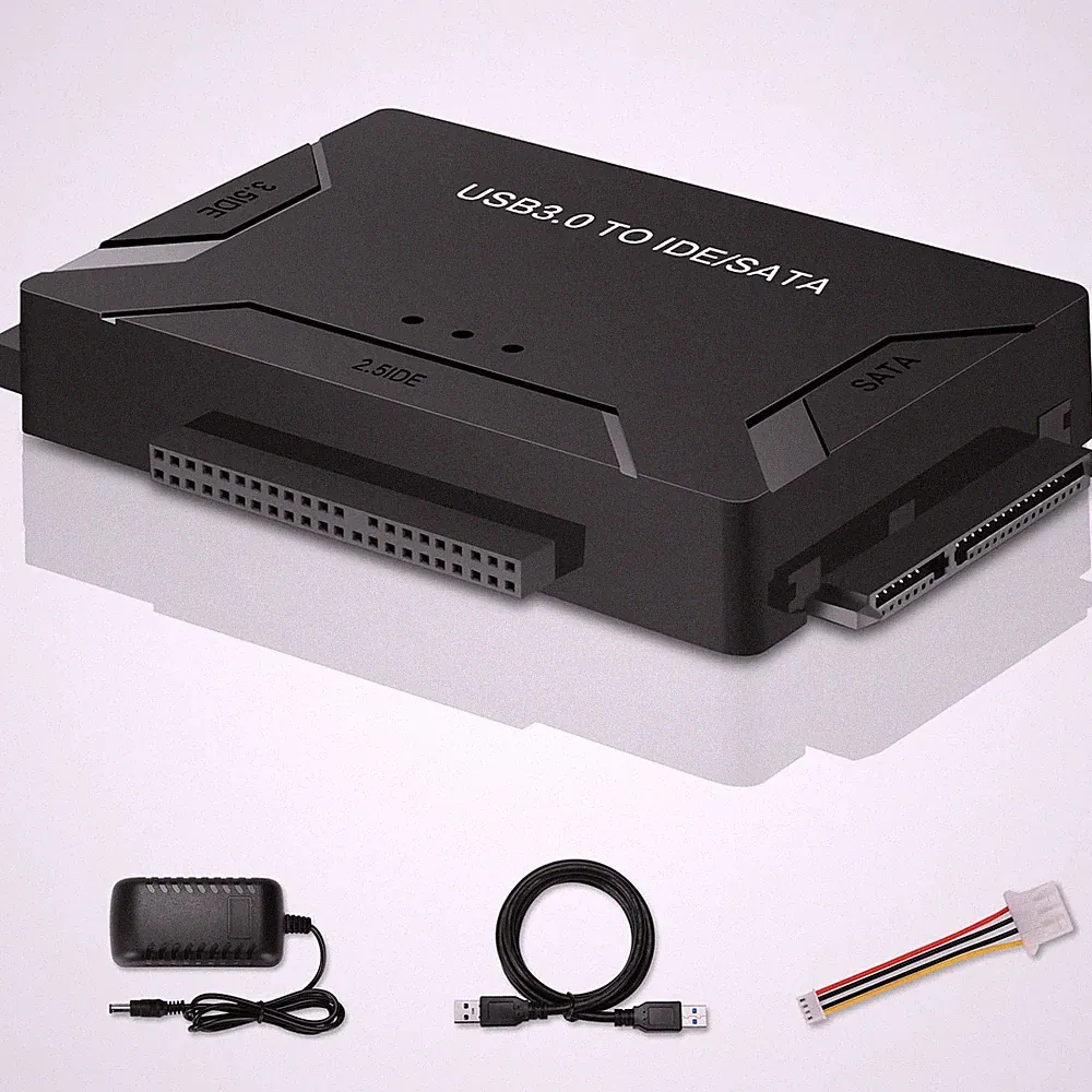 Hard Drive Reader, Universal USB 3.0 to IDE SATA Adapter for 2.5"/3.5" HDD SS...