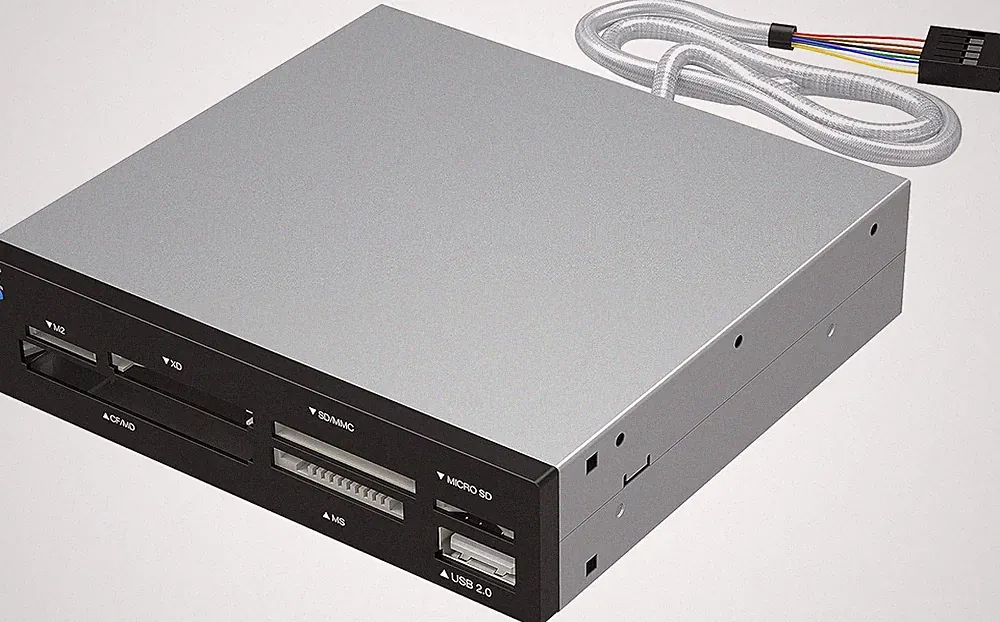 SABRENT 74 in 1 3.5 Inch Internal Flash Media Card Reader/Writer with USB Port (