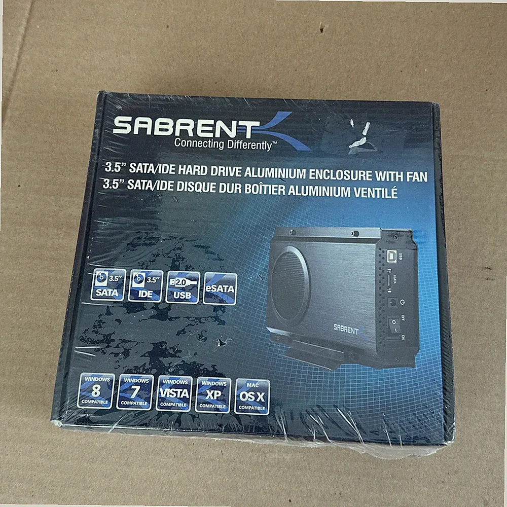 Sabrent EC-UEIS7 3.5" SATA/IDE Hard Drive Aluminum Enclosure Fan 2.0 USB (SC470)