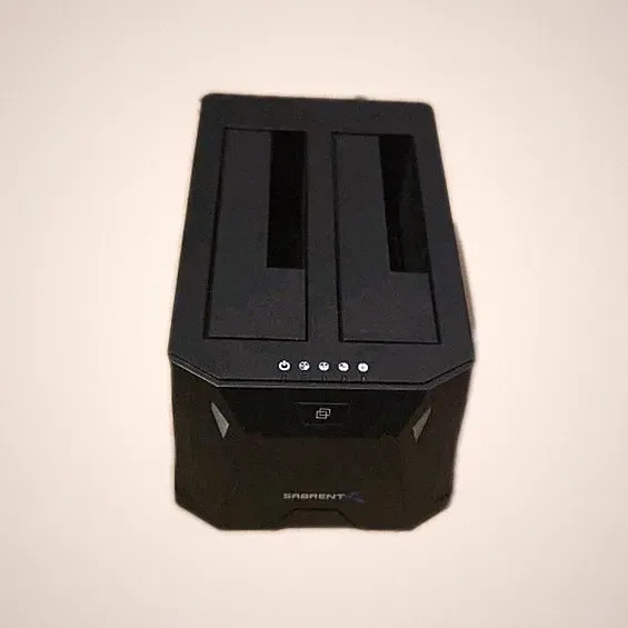 Sabrent USB 3.0 docking 2 Bay HDD EC-HD2B (Docking Bay Only) Tested used