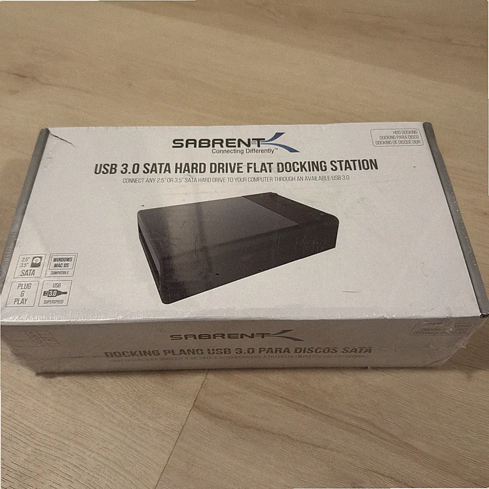 Sabrent USB 3.0 Sata Hard Drive Flat Docking Station EC-DFLT