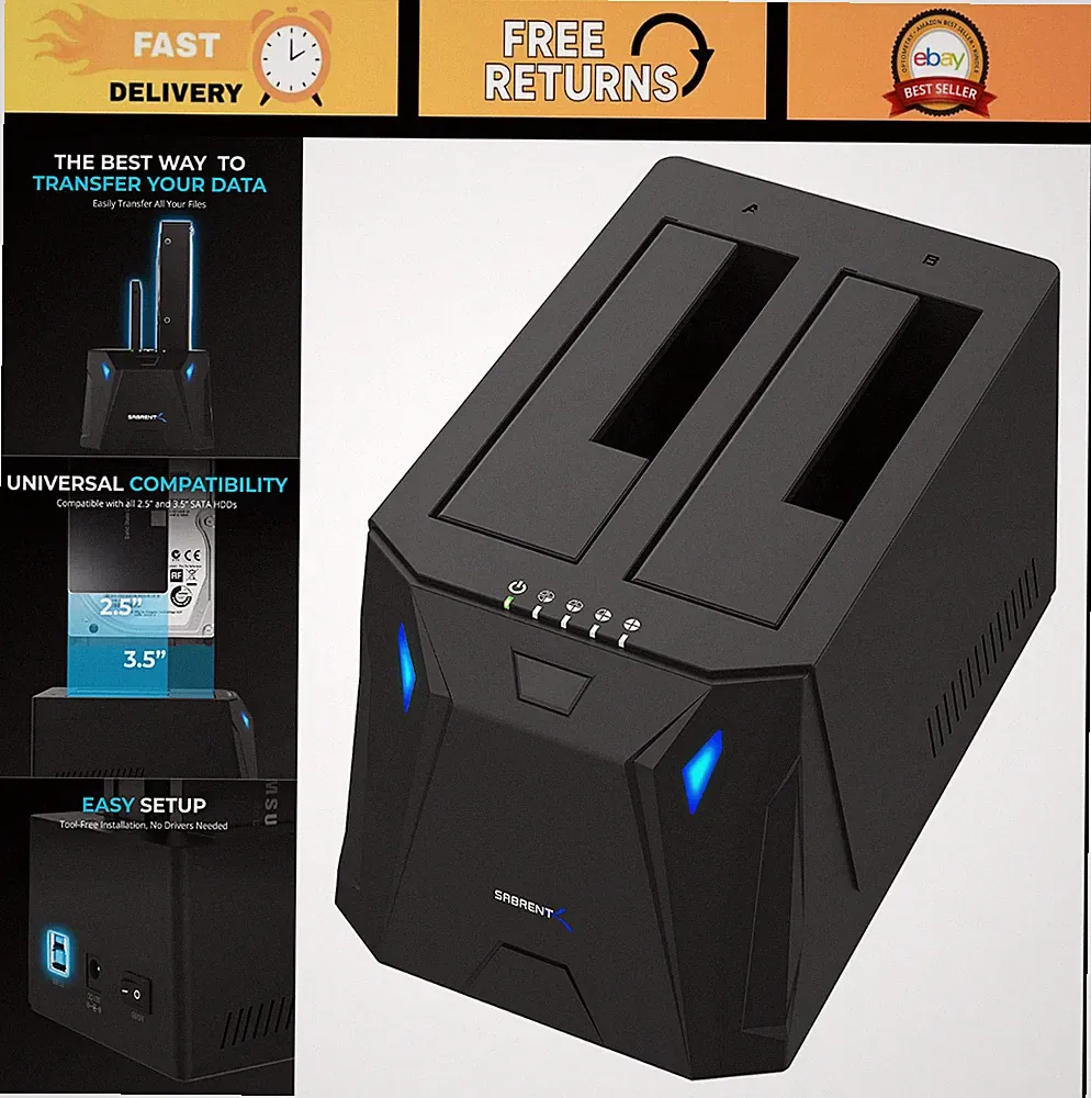 sabrent hard drive bay