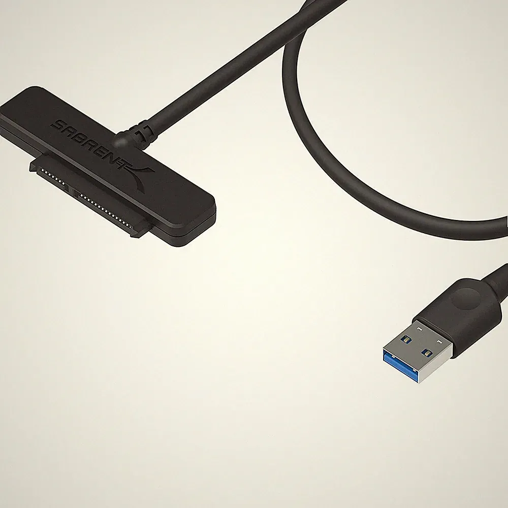 SABRENT USB 3.0 to SSD / 2.5 Inch SATA I/II/III Hard Drive Adapter (EC-SSHD)