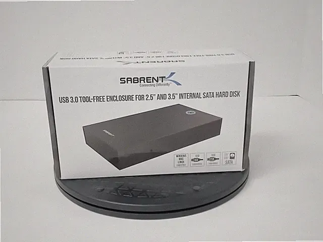 Sabrent USB 3.0 Tool-free Enclosure for 2.5"/3.5" Internal SATA Hard Disk